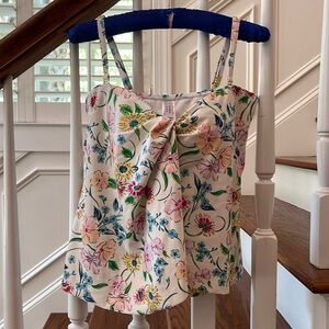 Crown & Ivy Tankini Top Floral